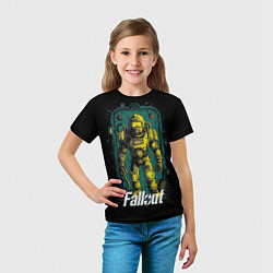 Футболка детская Fallout poster style, цвет: 3D-принт — фото 2