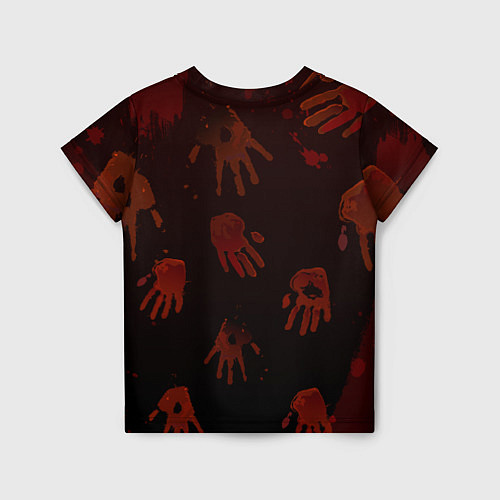 Детская футболка Кровавые ладони / 3D-принт – фото 2
