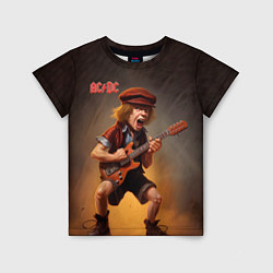 Футболка детская ACDC art, цвет: 3D-принт