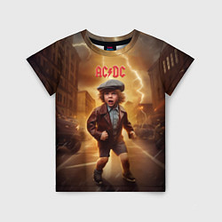 Футболка детская ACDC boy, цвет: 3D-принт