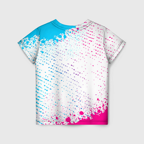 Детская футболка Fortnite neon gradient style / 3D-принт – фото 2