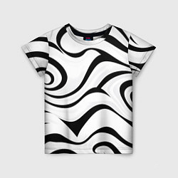 Детская футболка Анималистическая абстракция зебры