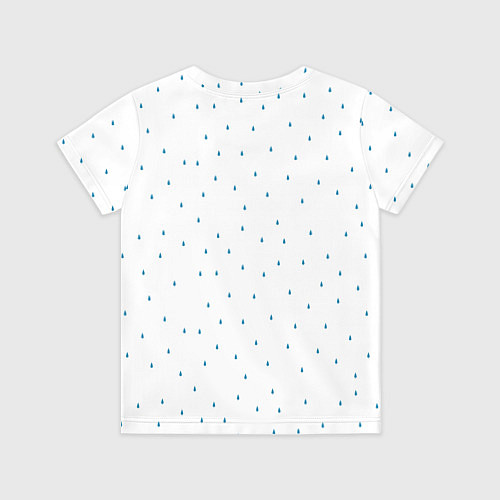 Детская футболка Милый ежик в осенних листьях / 3D-принт – фото 2