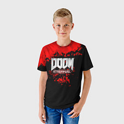 Футболка детская Doom blood game, цвет: 3D-принт — фото 2