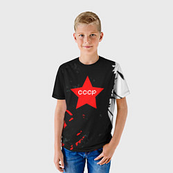 Футболка детская Звезда символ СССР, цвет: 3D-принт — фото 2