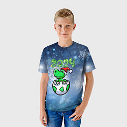 Футболка детская Динозаврик вылупился из яйца 2024, цвет: 3D-принт — фото 2