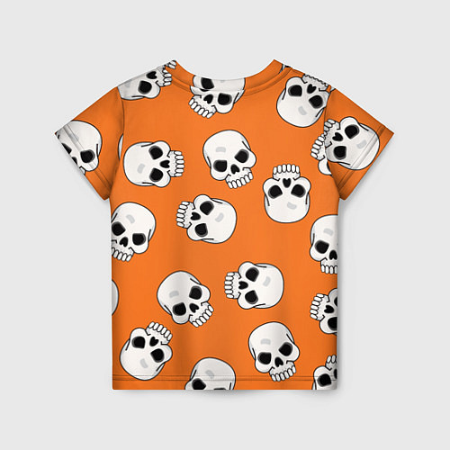 Детская футболка Черепки для хэллоуина / 3D-принт – фото 2