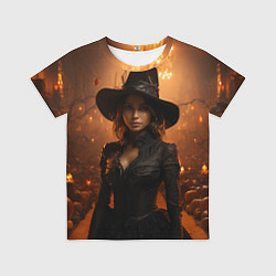 Футболка детская Красивая ведьма, цвет: 3D-принт