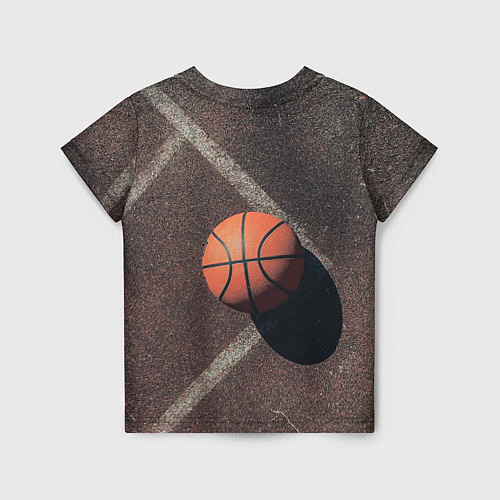 Детская футболка Мяч баскетбольный / 3D-принт – фото 2