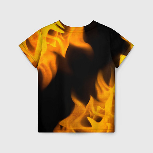 Детская футболка Gears of War - gold gradient / 3D-принт – фото 2