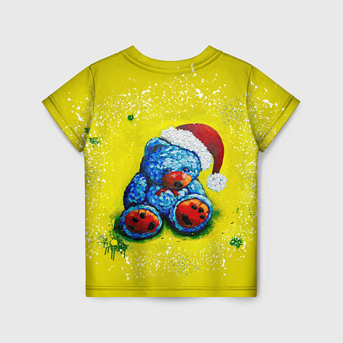 Детская футболка Плюшевый Санта Клаус / 3D-принт – фото 2