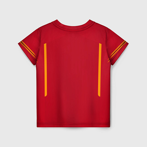 Детская футболка ФК Рома форма 23-24 домашняя / 3D-принт – фото 2