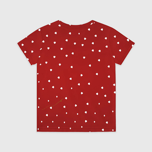 Детская футболка Лама - альпака с леденцом / 3D-принт – фото 2