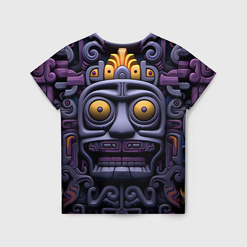 Детская футболка Орнамент в стиле ацтеков / 3D-принт – фото 2