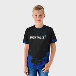 Футболка детская Portal games, цвет: 3D-принт — фото 2
