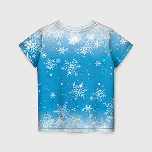 Детская футболка Милый дракошка в свитере / 3D-принт – фото 2