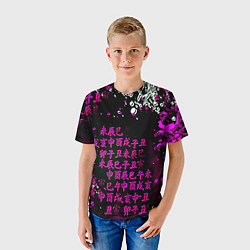 Футболка детская Аниме бомбинг пинк, цвет: 3D-принт — фото 2