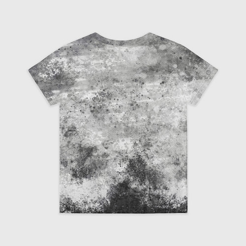 Детская футболка Абстракция - gray mood / 3D-принт – фото 2
