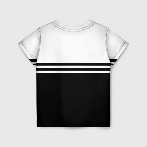 Детская футболка Ливерпуль - черно-белый / 3D-принт – фото 2
