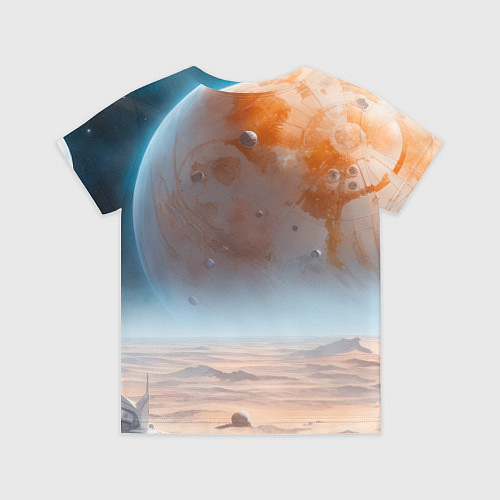 Детская футболка Космический марсианский пейзаж / 3D-принт – фото 2