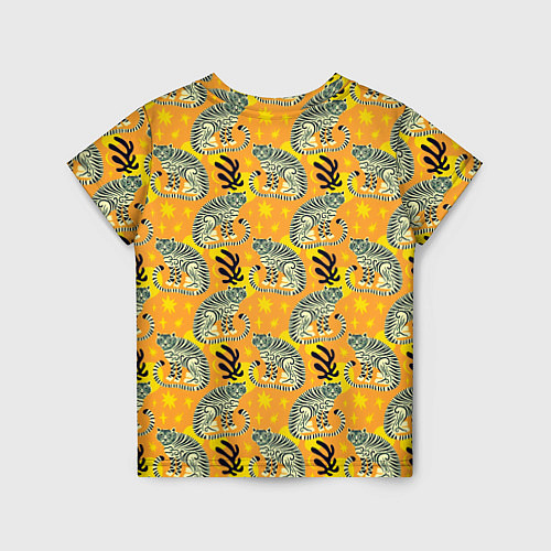 Детская футболка Азиатские тигры / 3D-принт – фото 2