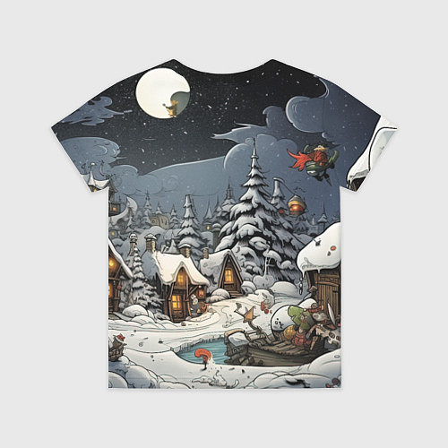 Детская футболка Волшебство новогодней ночи / 3D-принт – фото 2