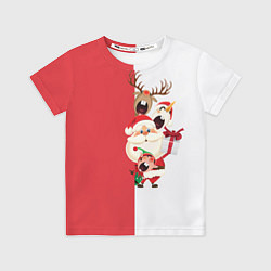 Детская футболка Новогодние персонажи