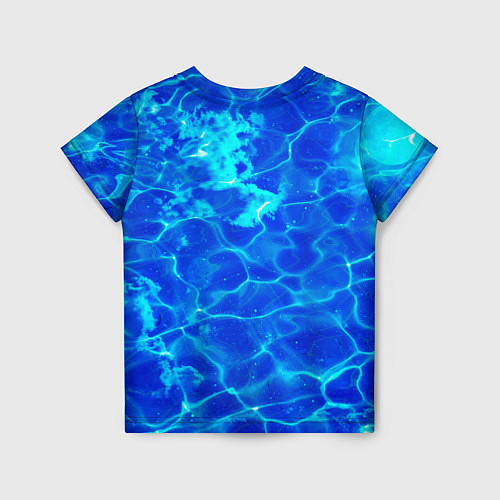 Детская футболка Чистая вода океаны / 3D-принт – фото 2