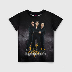 Футболка детская Depeche Mode - A band in the universe, цвет: 3D-принт