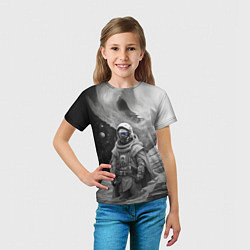 Футболка детская Космической путешественник, цвет: 3D-принт — фото 2