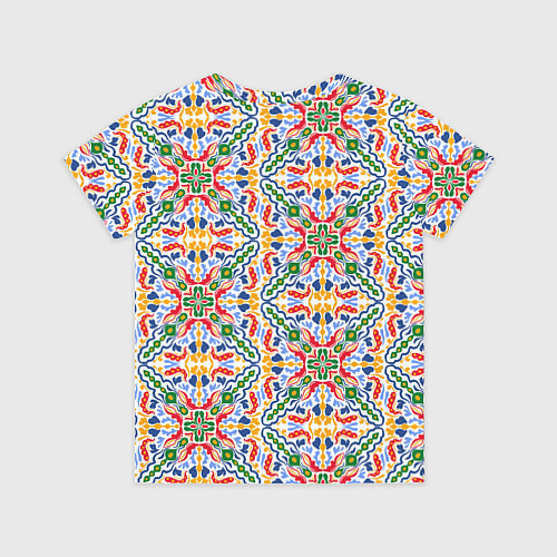 Детская футболка Мелкий красочный узор / 3D-принт – фото 2