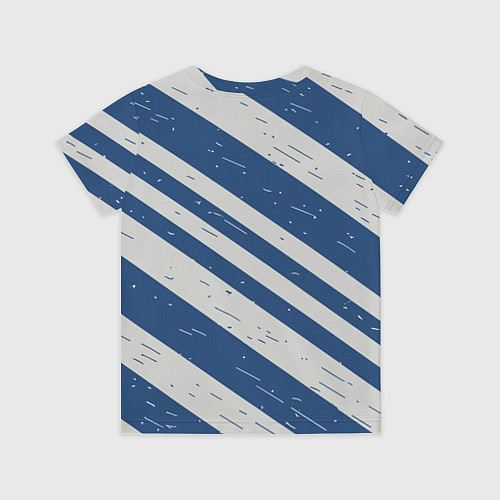 Детская футболка Сине-белый шик / 3D-принт – фото 2