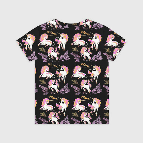 Детская футболка Единорог цветная грива / 3D-принт – фото 2