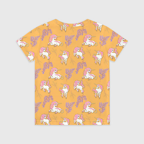 Детская футболка Единорог цветная грива / 3D-принт – фото 2