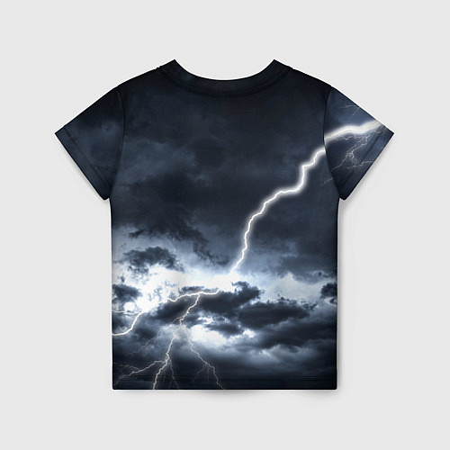 Детская футболка Грозное небо славян / 3D-принт – фото 2