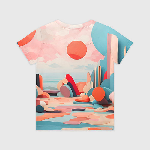 Детская футболка Геометрия природы / 3D-принт – фото 2
