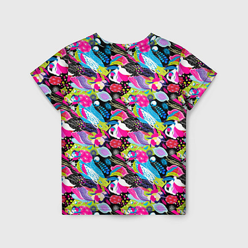 Детская футболка Цветочный листопад / 3D-принт – фото 2