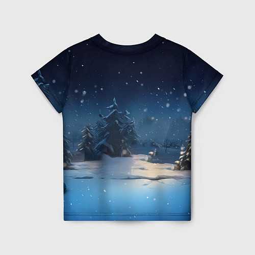 Детская футболка Снежный дракон 2024 / 3D-принт – фото 2