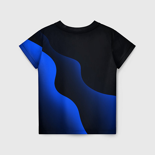 Детская футболка Герб РФ - глубокий синий / 3D-принт – фото 2