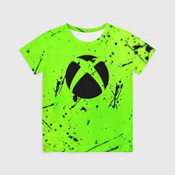 Футболка детская Xbox кислотный стиль, цвет: 3D-принт