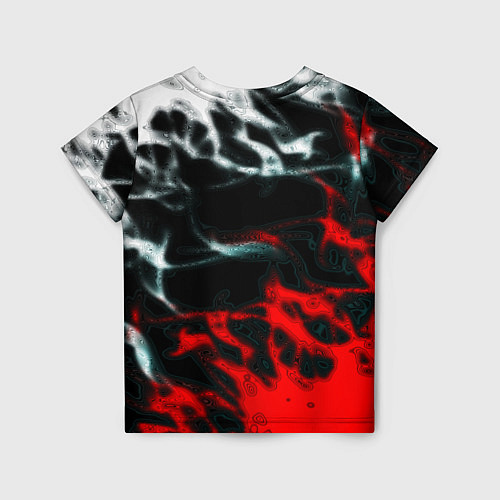 Детская футболка Fortnite flame abstract / 3D-принт – фото 2