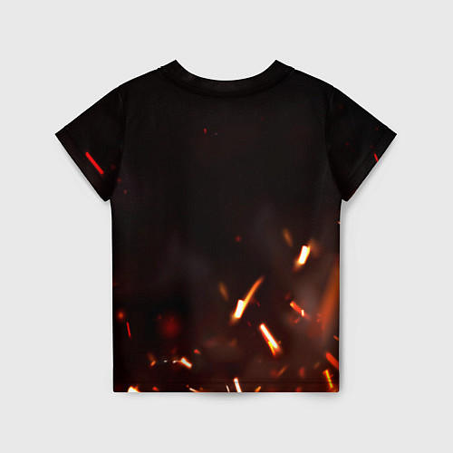 Детская футболка PUBG fire war / 3D-принт – фото 2
