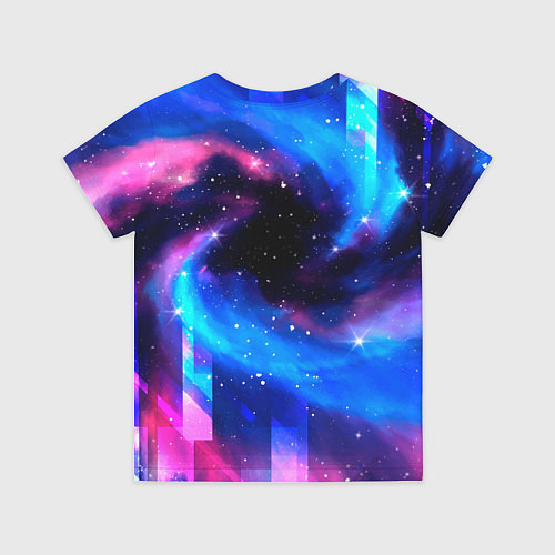 Детская футболка GTA6 неоновый космос / 3D-принт – фото 2