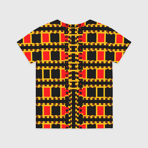 Детская футболка Королевские квадраты / 3D-принт – фото 2