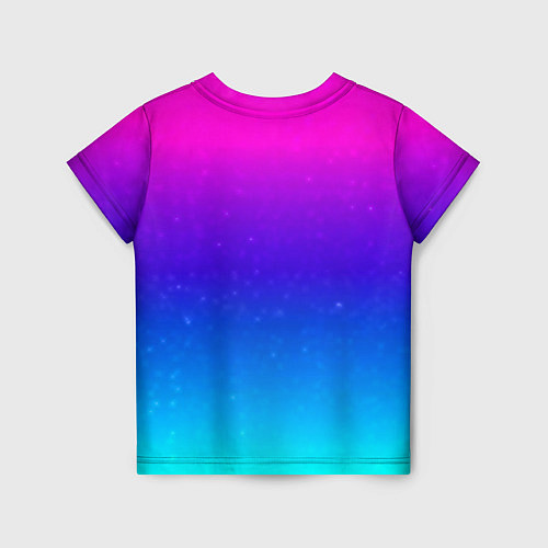 Детская футболка Stranger Things gradient colors / 3D-принт – фото 2