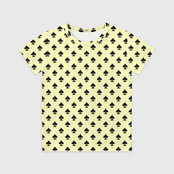 Детская футболка Пиковая масть светло-жёлтый
