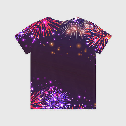 Детская футболка Праздничный Степан: фейерверк / 3D-принт – фото 2