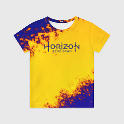 Футболка детская Horizon zero dawn alloy grunge metal, цвет: 3D-принт