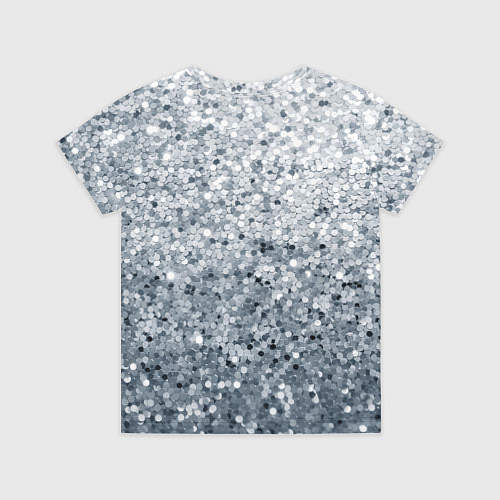 Детская футболка Серебряный гламур / 3D-принт – фото 2
