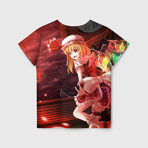 Детская футболка Touhou Project Flandre cute happy / 3D-принт – фото 2